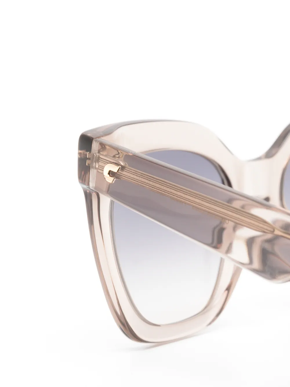 Carrera Zonnebril met vierkant montuur Beige