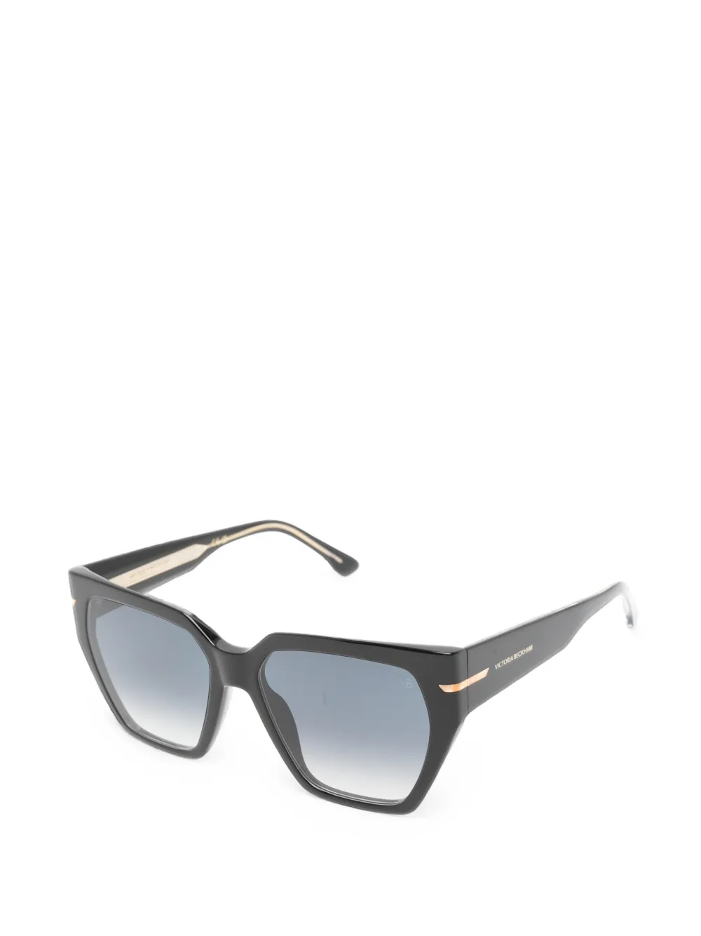 Victoria Beckham Eyewear Zonnebril met geometrisch montuur Zwart