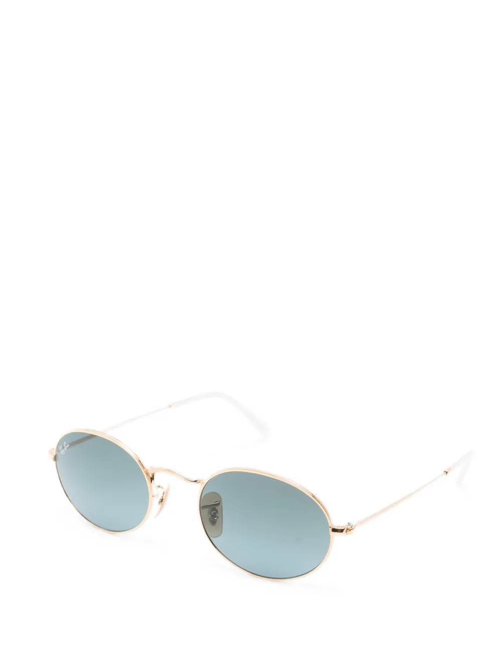 Ray-Ban Zonnebril met ovalen montuur Goud