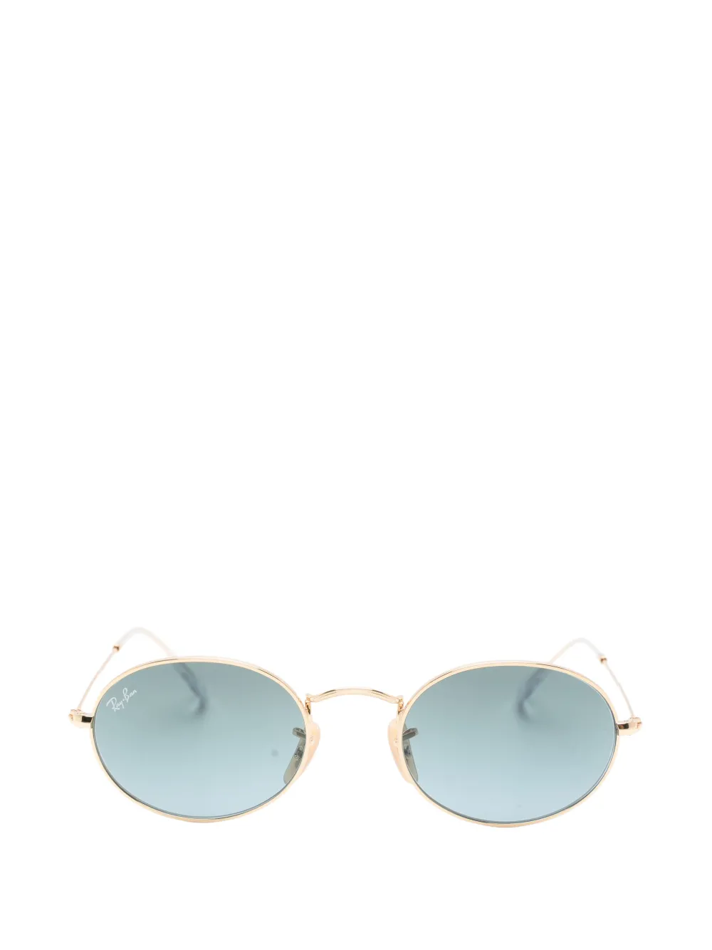 Ray-Ban Sonnenbrille mit ovalem Gestell - Gold