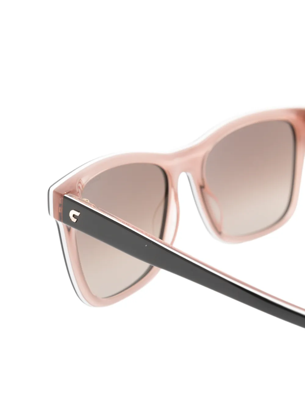 Carrera 3001S zonnebril met rechthoekig montuur Zwart