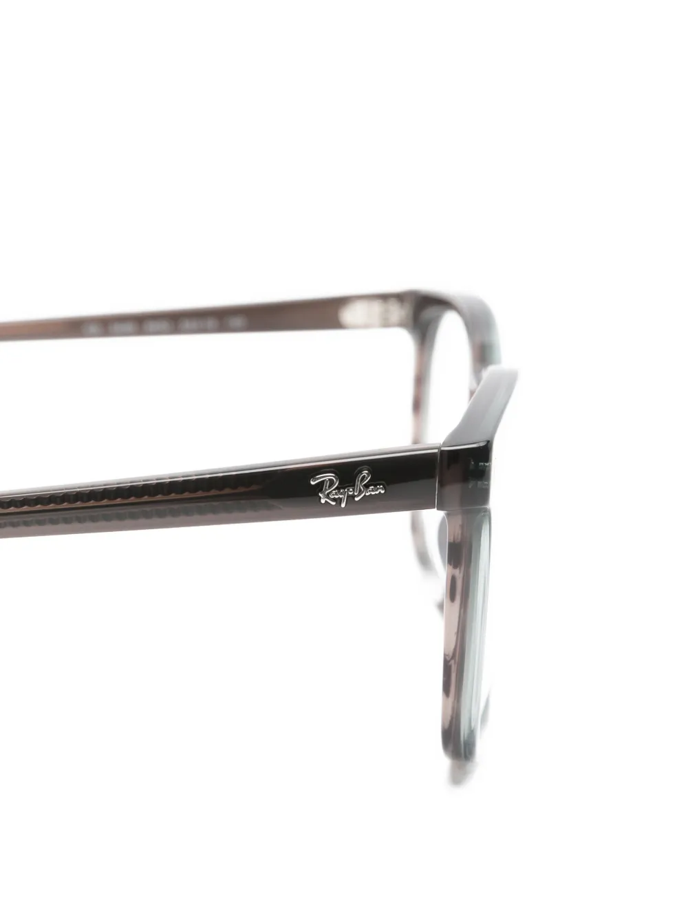 Ray-Ban Bril met rechthoekig montuur Grijs