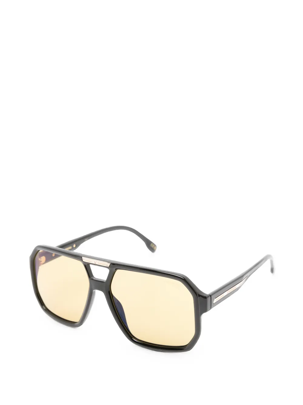 Carrera Victory C01 S zonnebril met geometrisch montuur Zwart