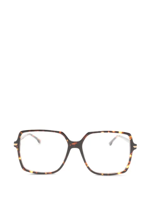 Victoria Beckham Eyewear lentes con armazón cuadrada estilo carey