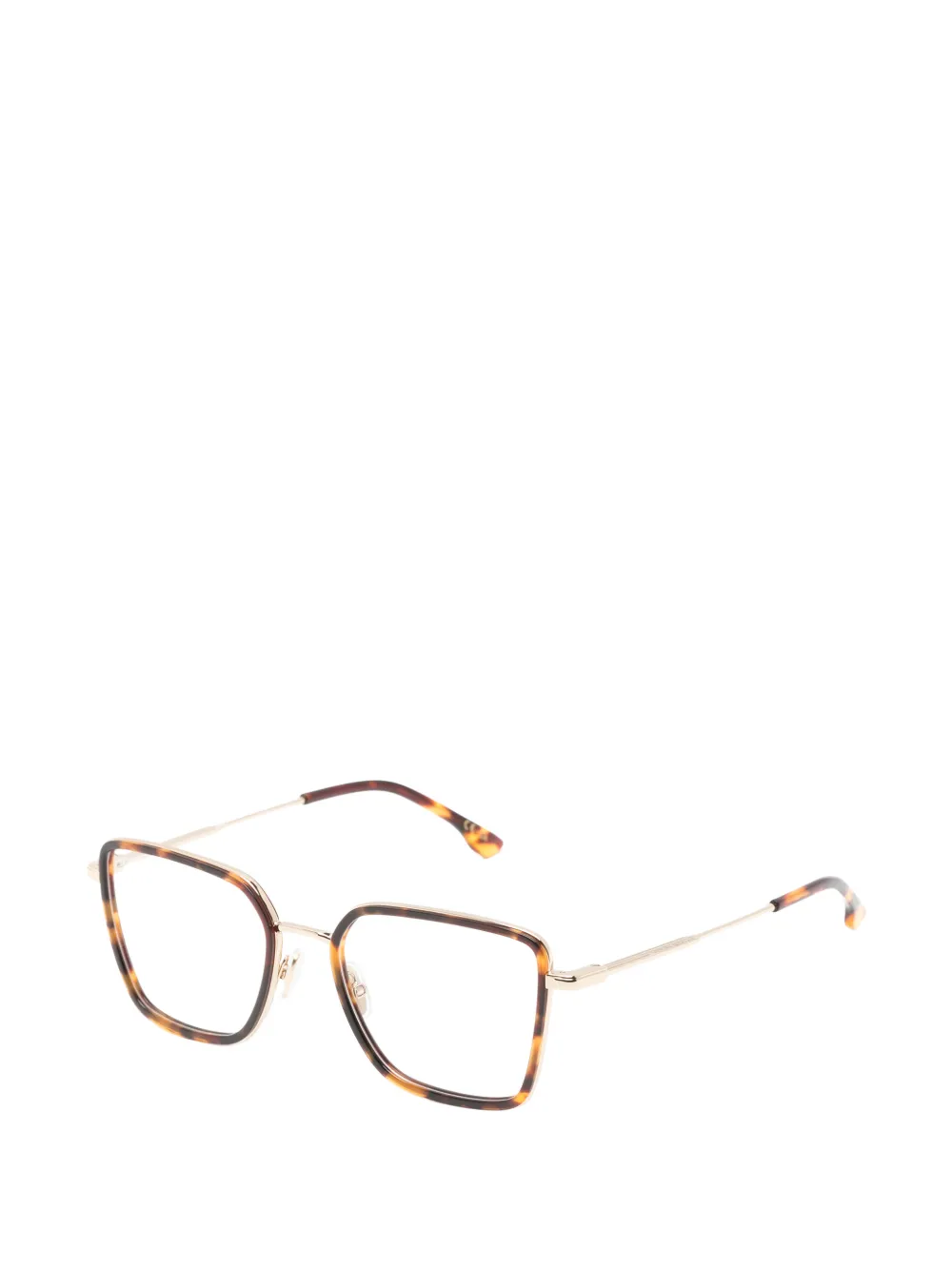 Victoria Beckham Eyewear Bril met vierkant montuur Bruin