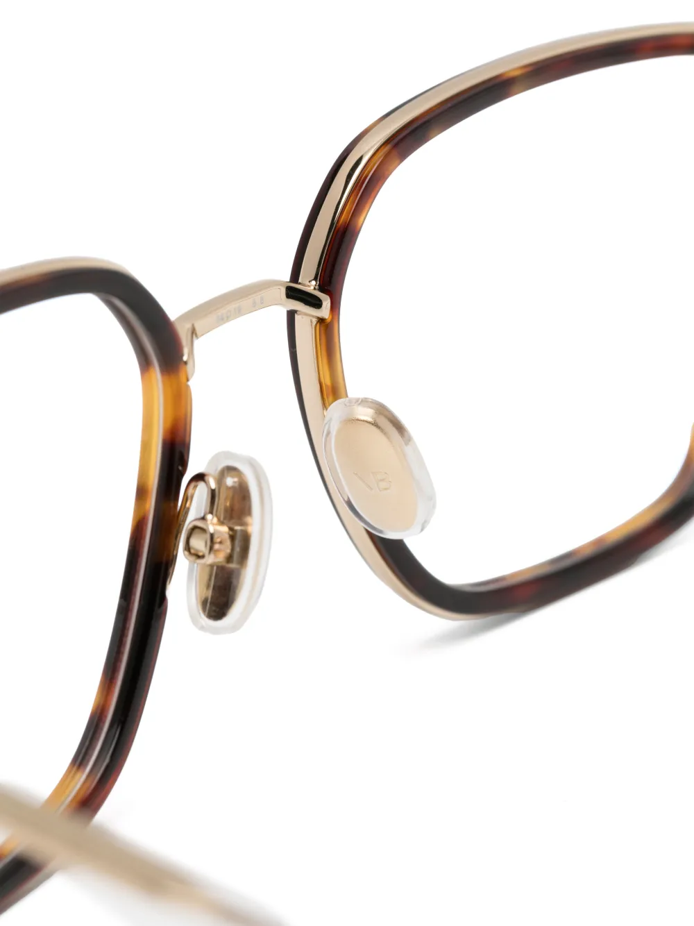 Victoria Beckham Eyewear Bril met vierkant montuur Bruin
