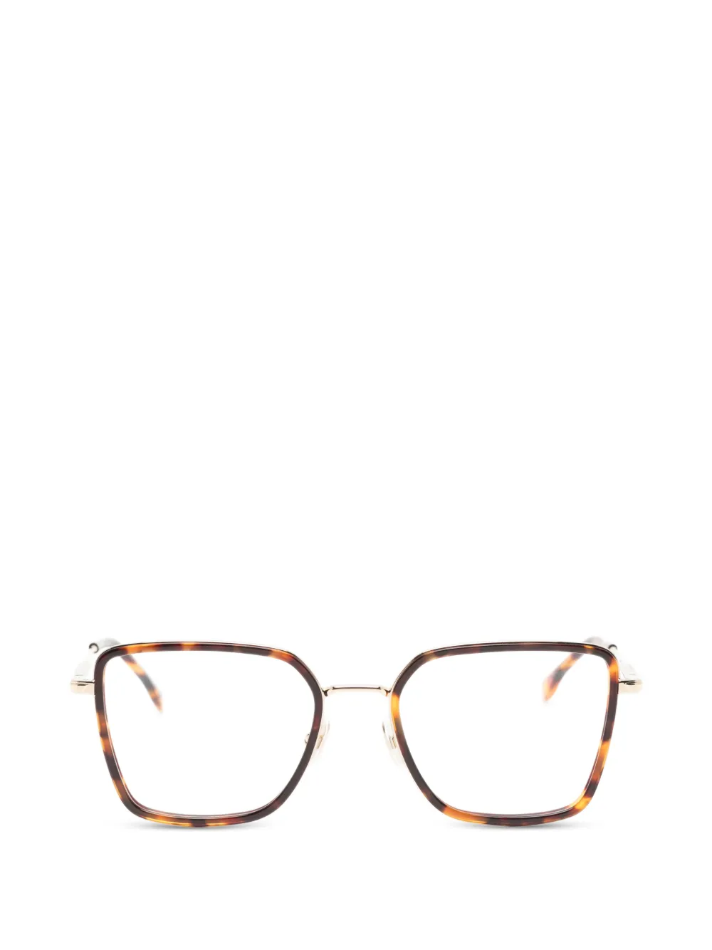 Victoria Beckham Eyewear Bril met vierkant montuur Bruin