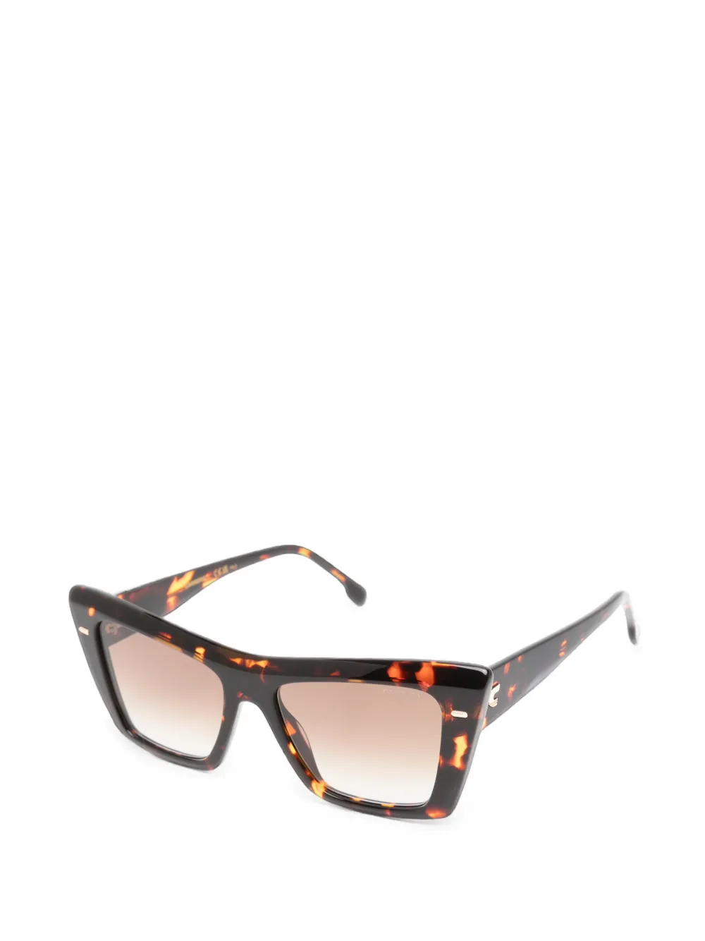 Carrera Zonnebril met cat-eye montuur Bruin