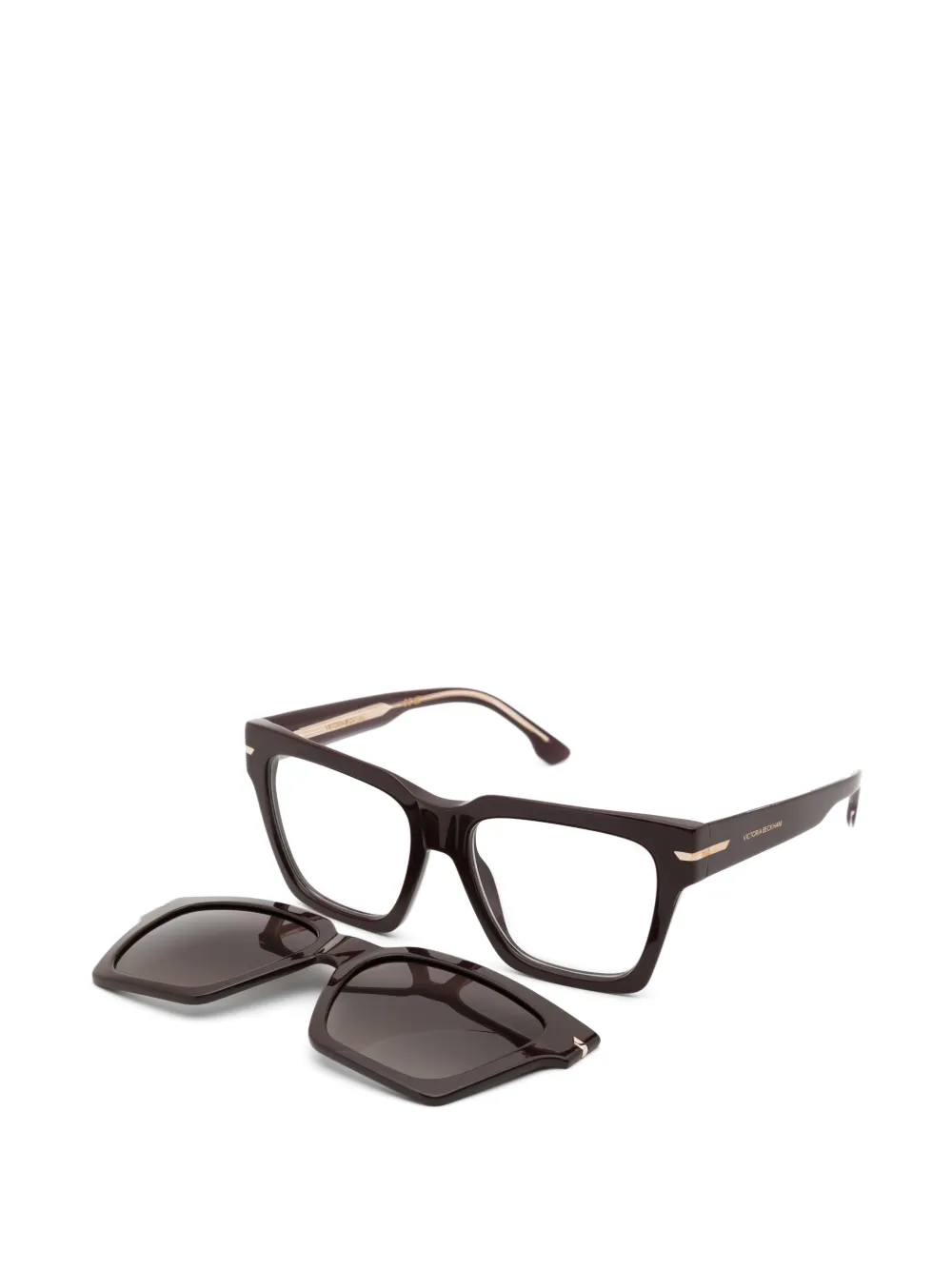 Victoria Beckham Eyewear Bril met vierkant montuur Rood
