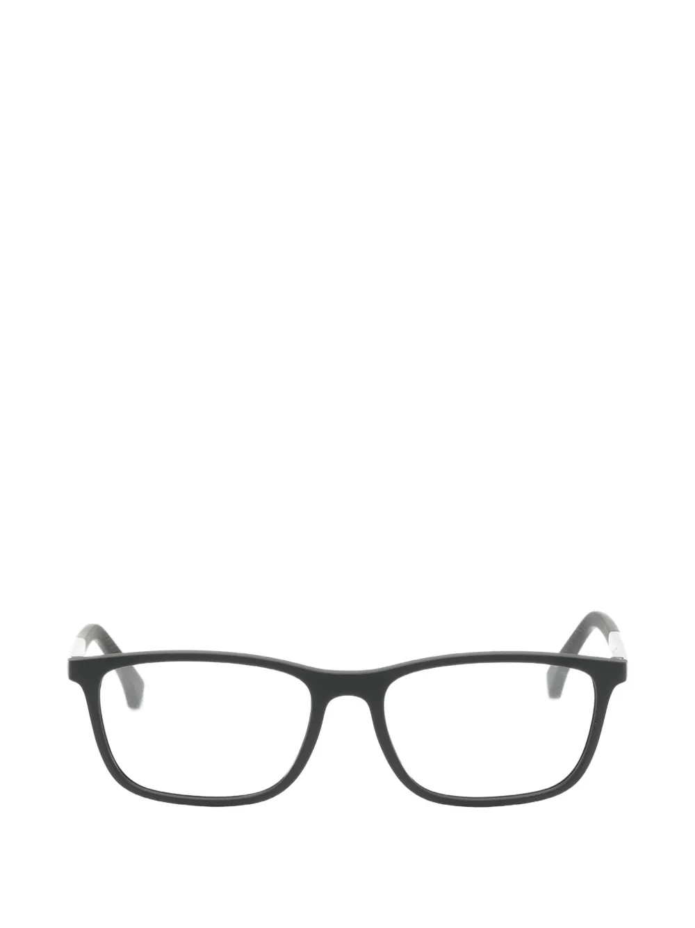 Emporio Armani rectangle-frame glasses - Nero