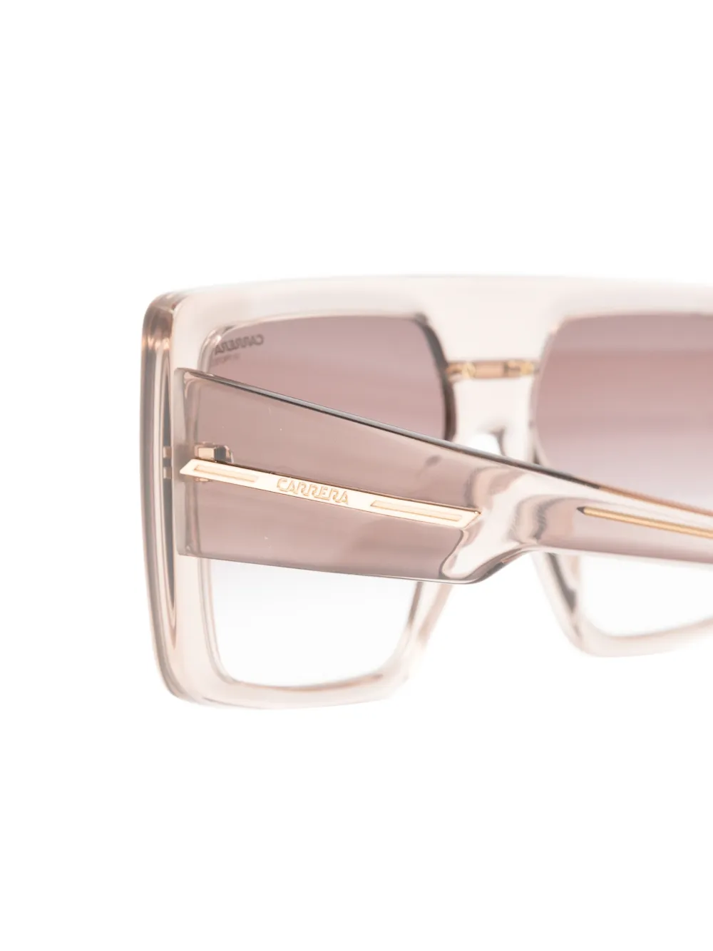 Carrera Victoria zonnebril met vierkant montuur Beige
