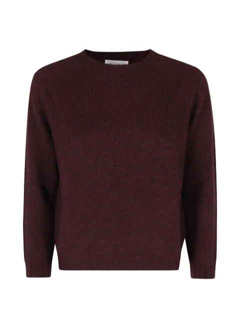 Roberto Collina Three-quarter sleeve wool-camel jumper