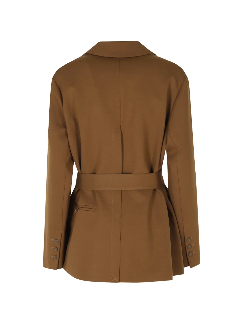 Semicouture belted single-breasted blazer Bruin