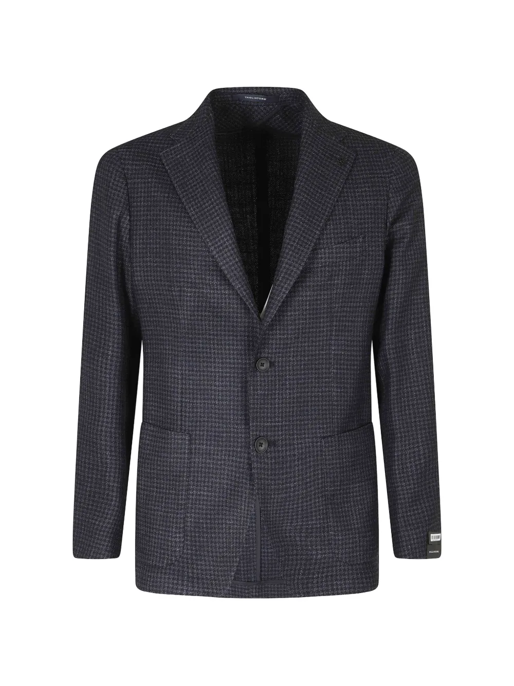 Tagliatore houndstooth buttoned blazer - Blau