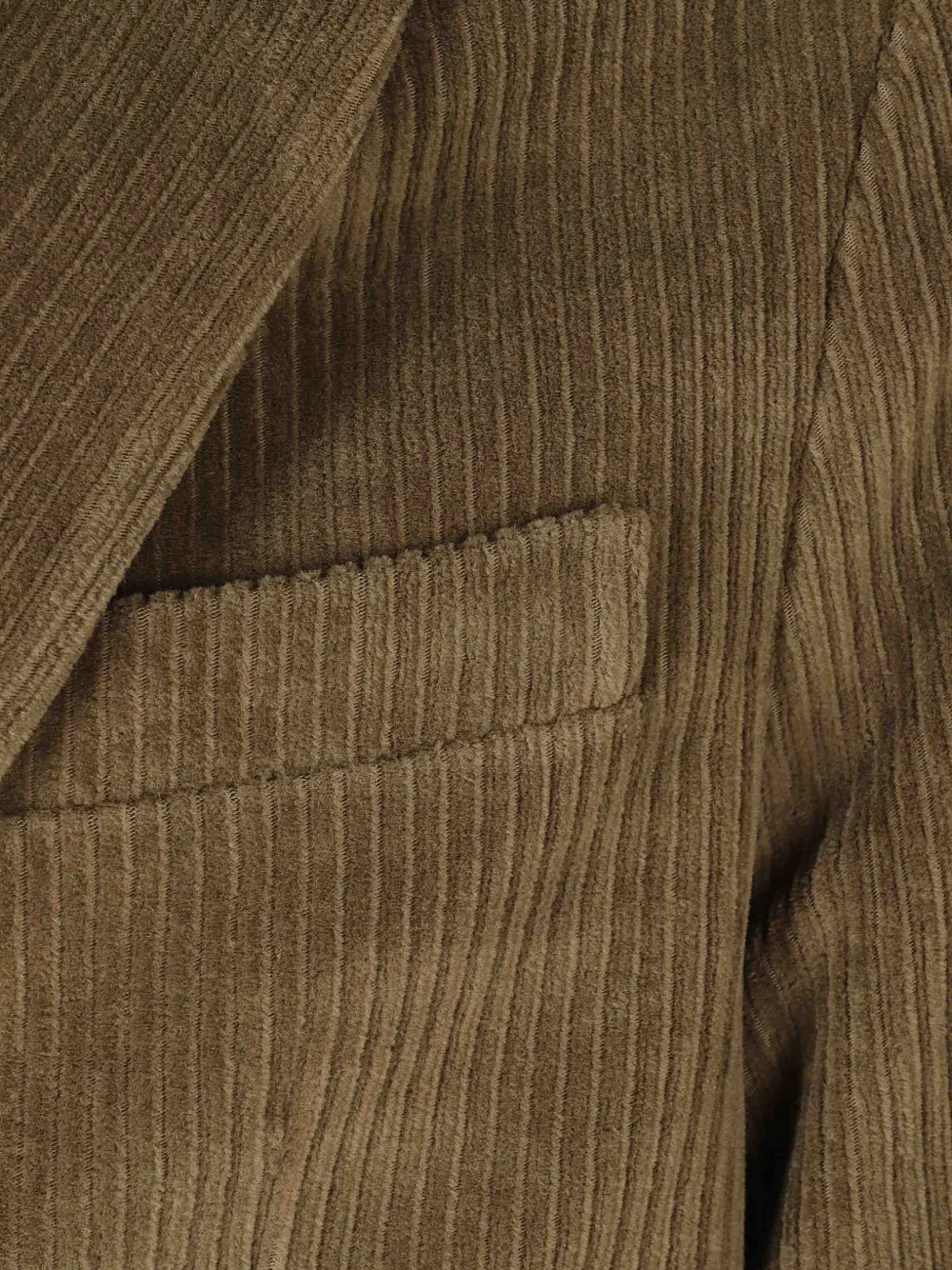 Circolo 1901 Ribfluwelen blazer met enkele rij knopen Groen