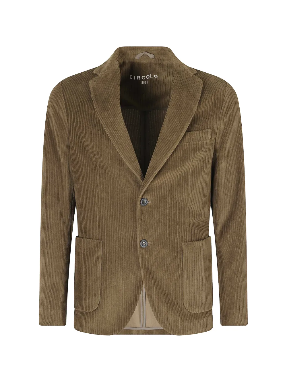 Circolo 1901 corduroy single-breasted blazer - Verde