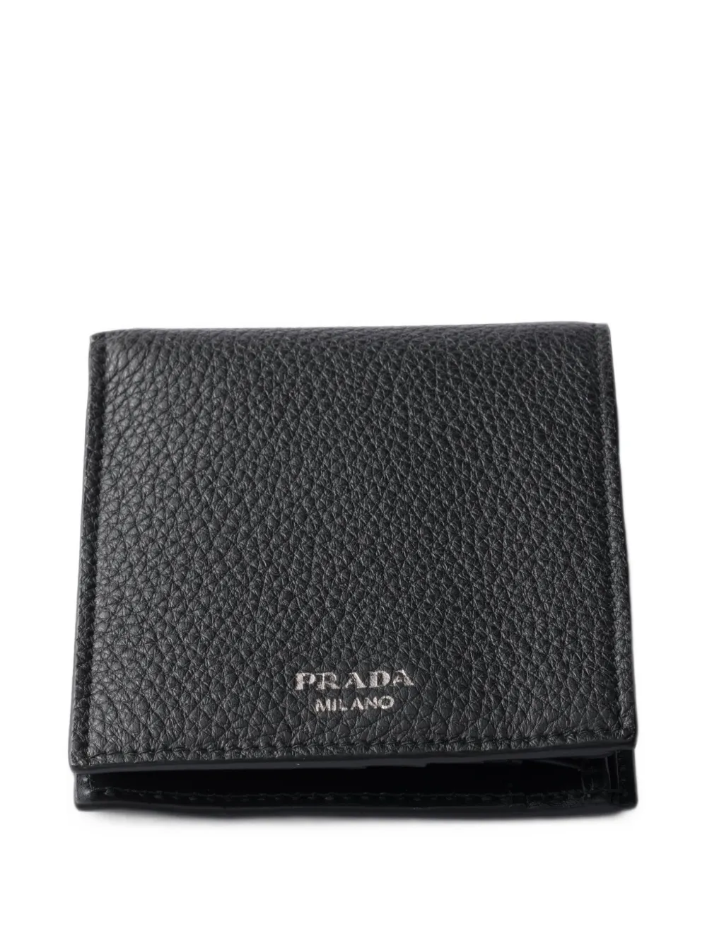 Prada portemonnee van leer Zwart