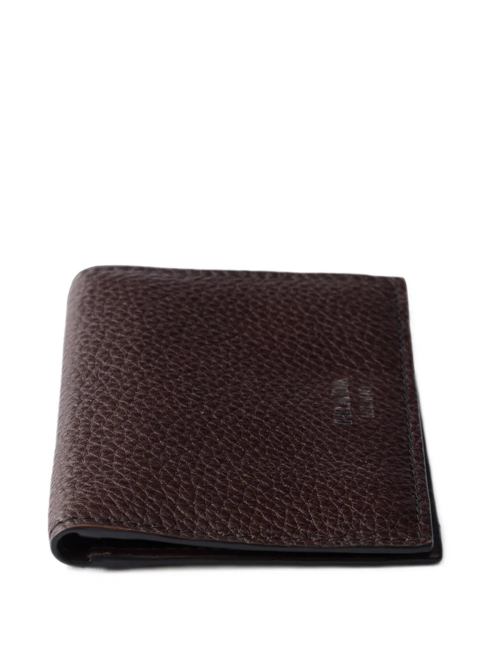 Prada Leren pasjeshouder Bruin