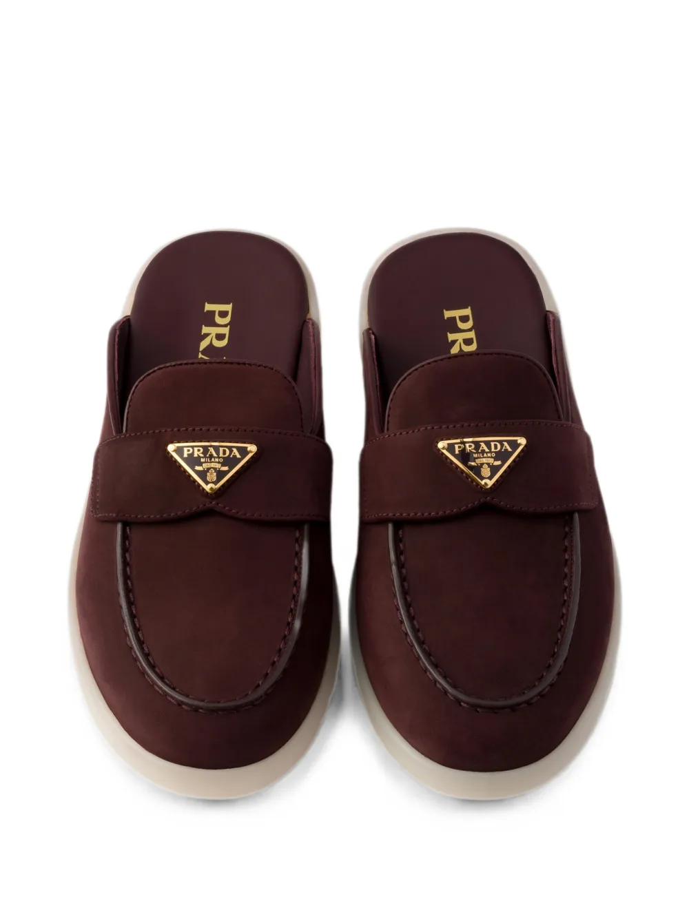 Prada Nubuck mules Bruin