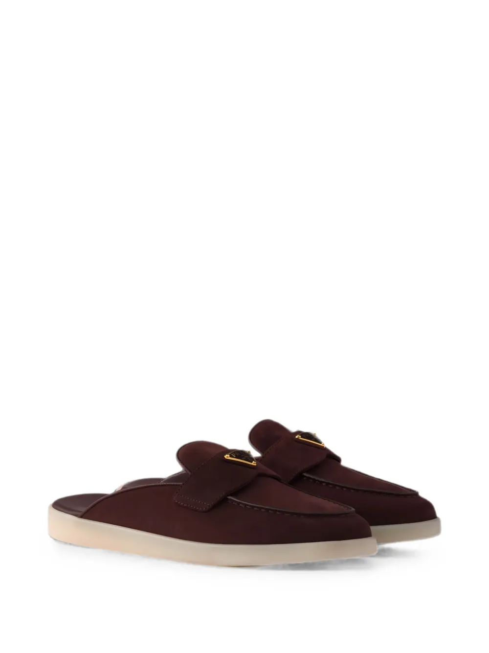 Prada Nubuck mules Bruin