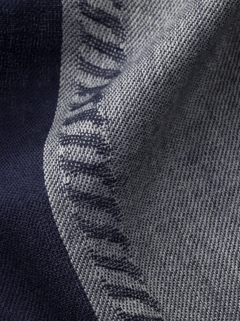 Prada Wollen en zijden stola Blauw