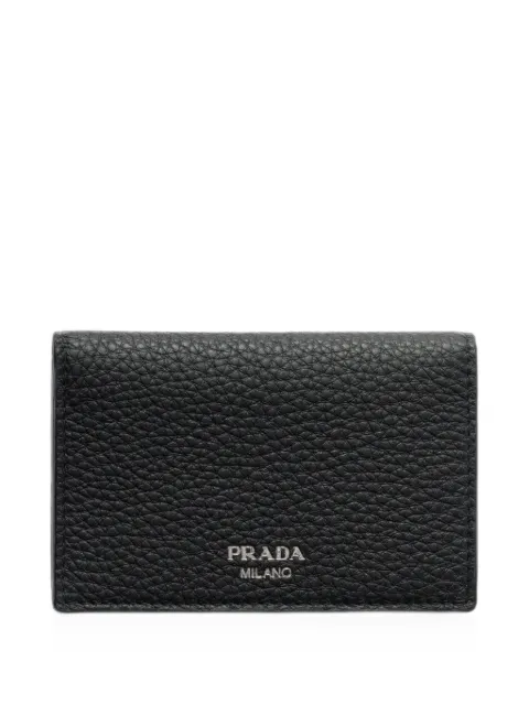 Prada leather card holder