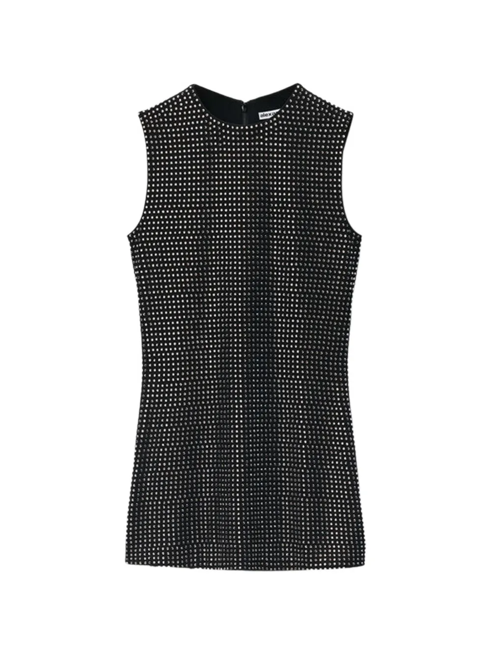 Alexander Wang crystal hotfix sleeveless mini dress - Schwarz