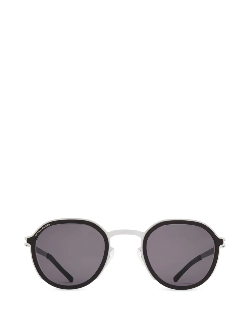 Mykita x Rimowa MR001 round-frame sunglasses - Argento
