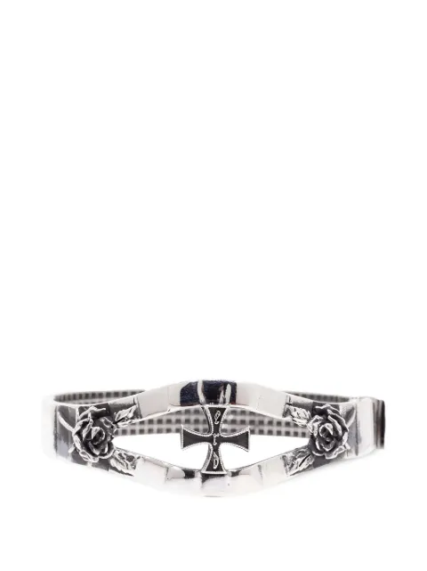 Enfants Riches Déprimés enamel-cross rose-detail bracelet