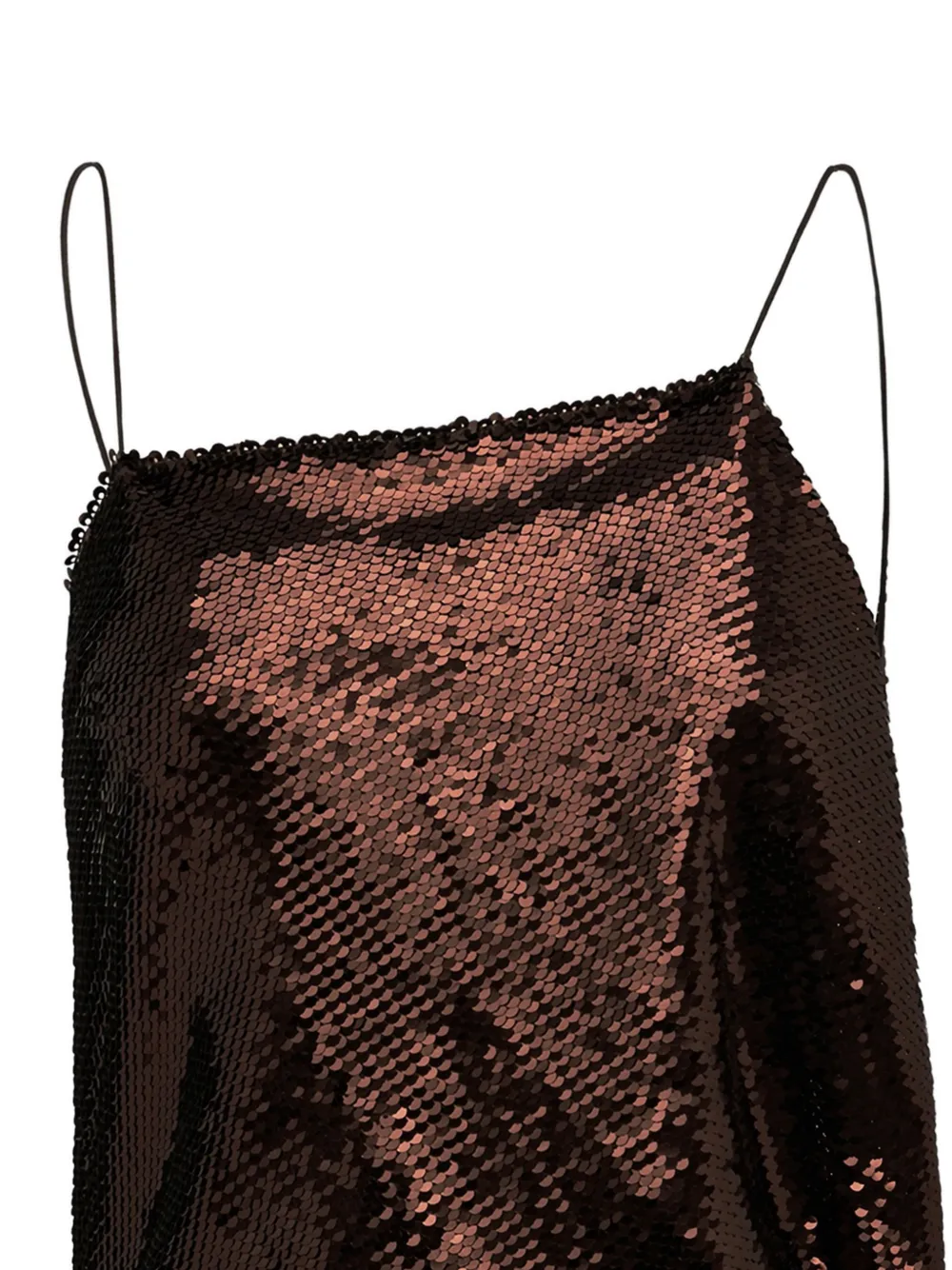 Alex Perry Sequin-embellished Draped Mini Dress in Brown, view 2