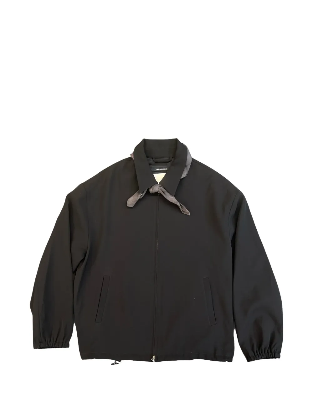 Song For The Mute Giacca Slim Coach con foulard - Nero