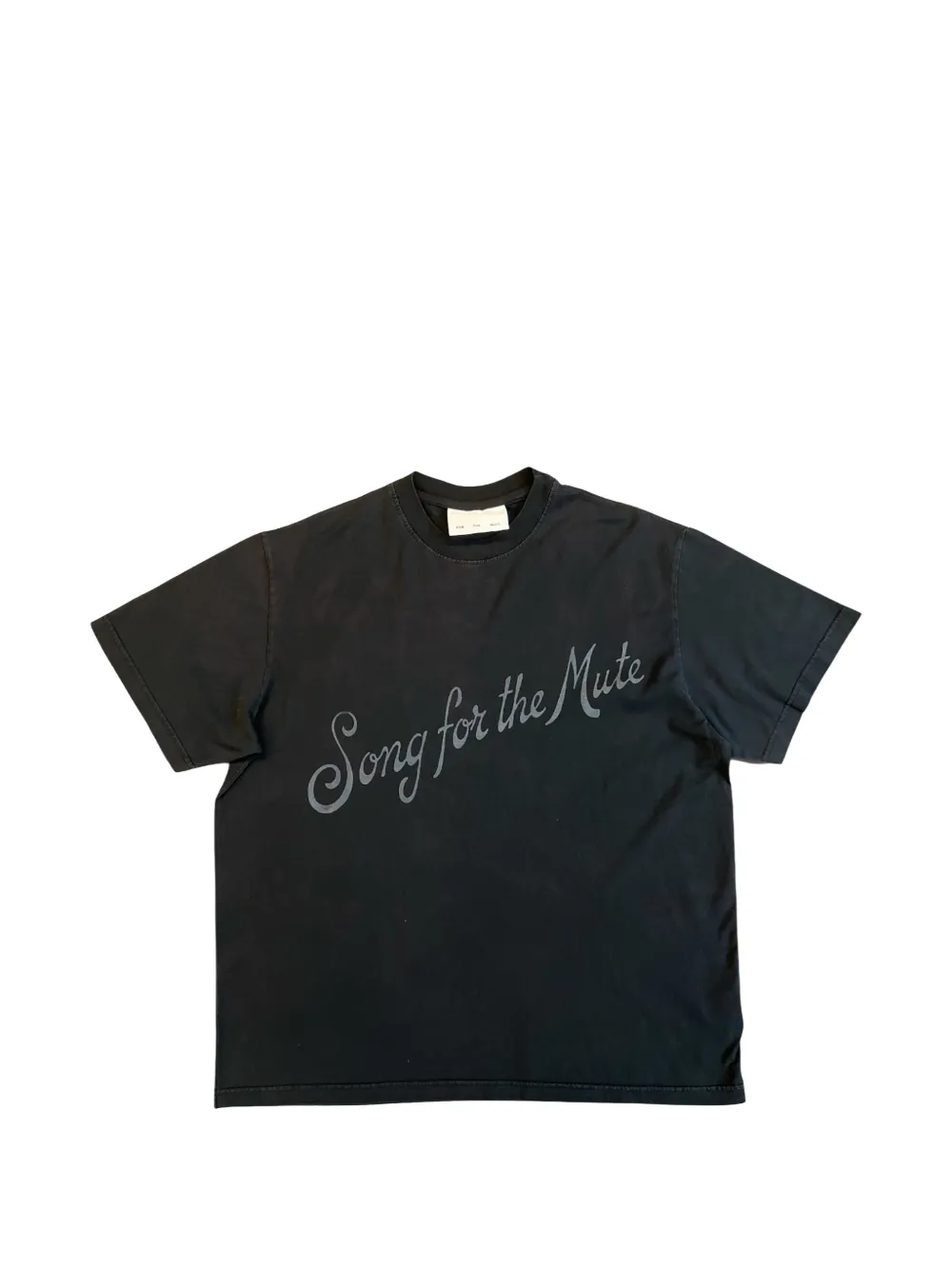 Song For The Mute logo-print cotton T-shirt - Nero