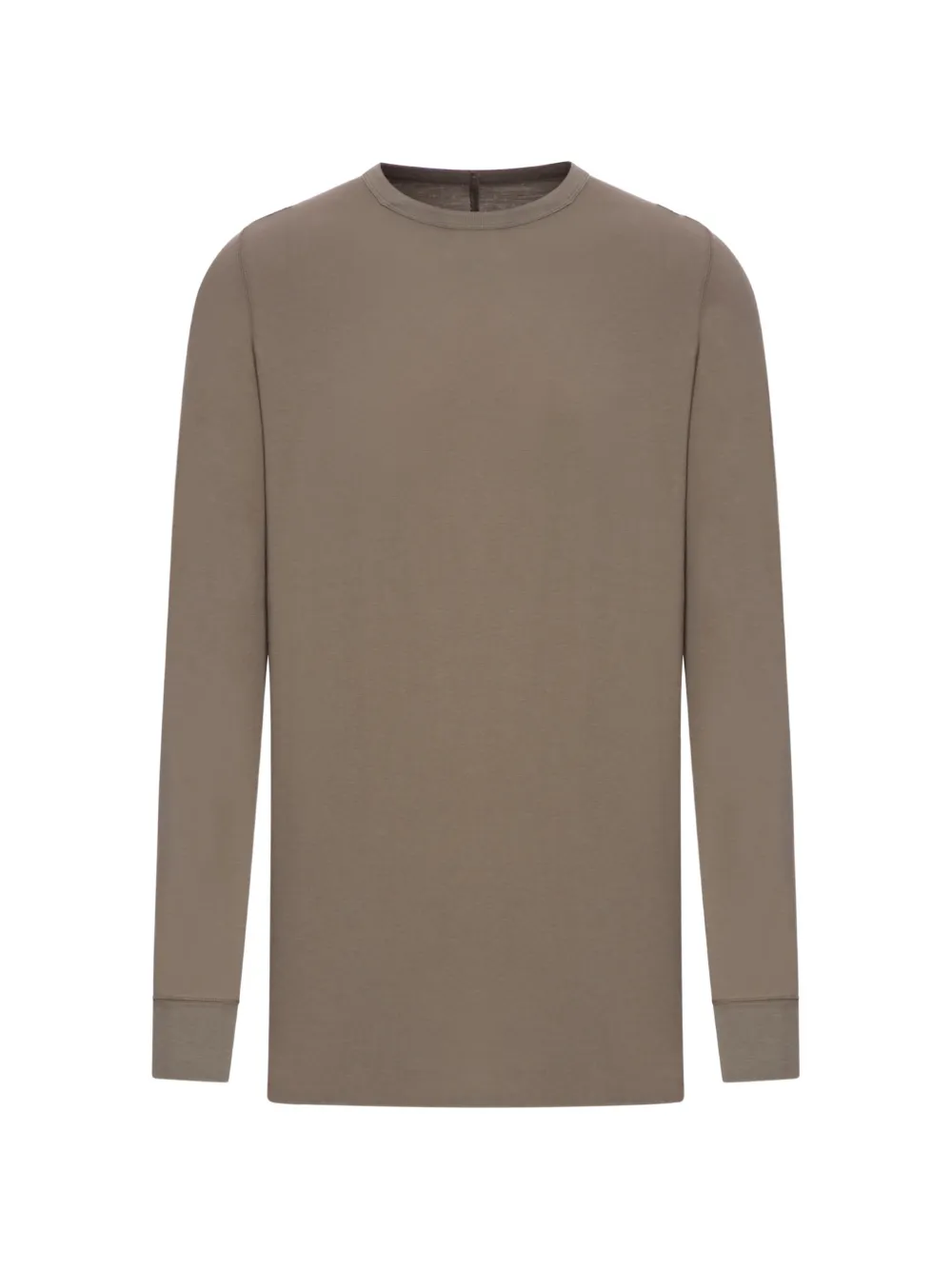 Rick Owens long-sleeved cotton jersey T-shirt - Verde