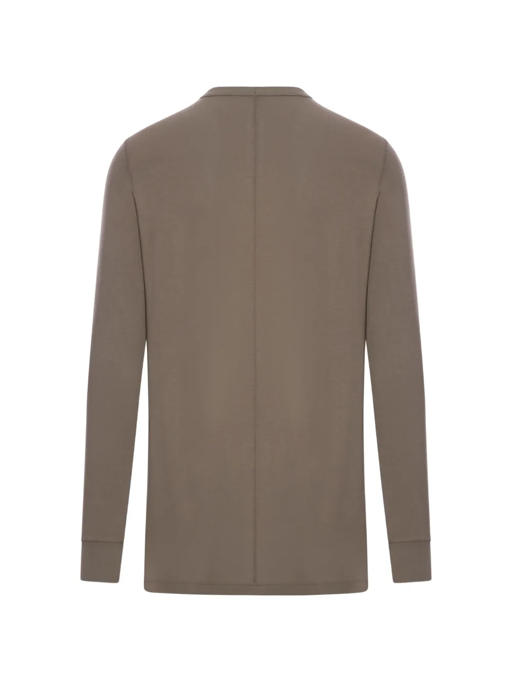 Rick Owens Katoenen jersey T-shirt met lange mouwen Groen