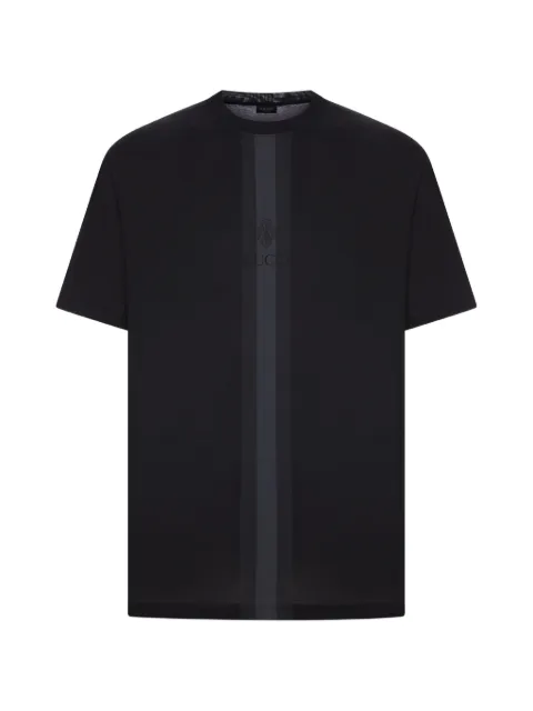 Gucci logo-print vertical-stripe T-shirt