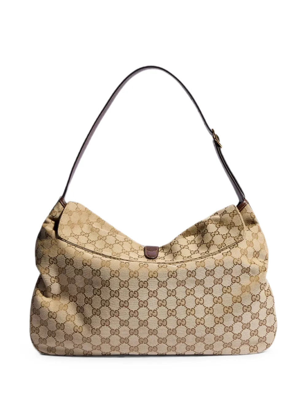 Gucci Grote Jackie Flap crossbodytas Beige