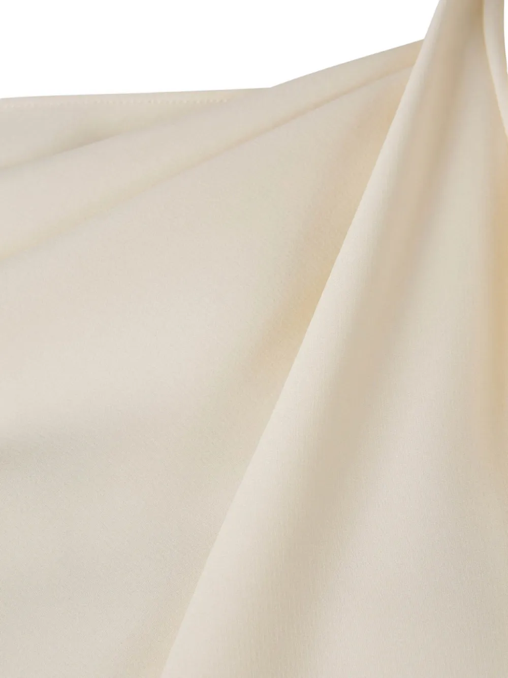Balenciaga one-shoulder draped top Beige