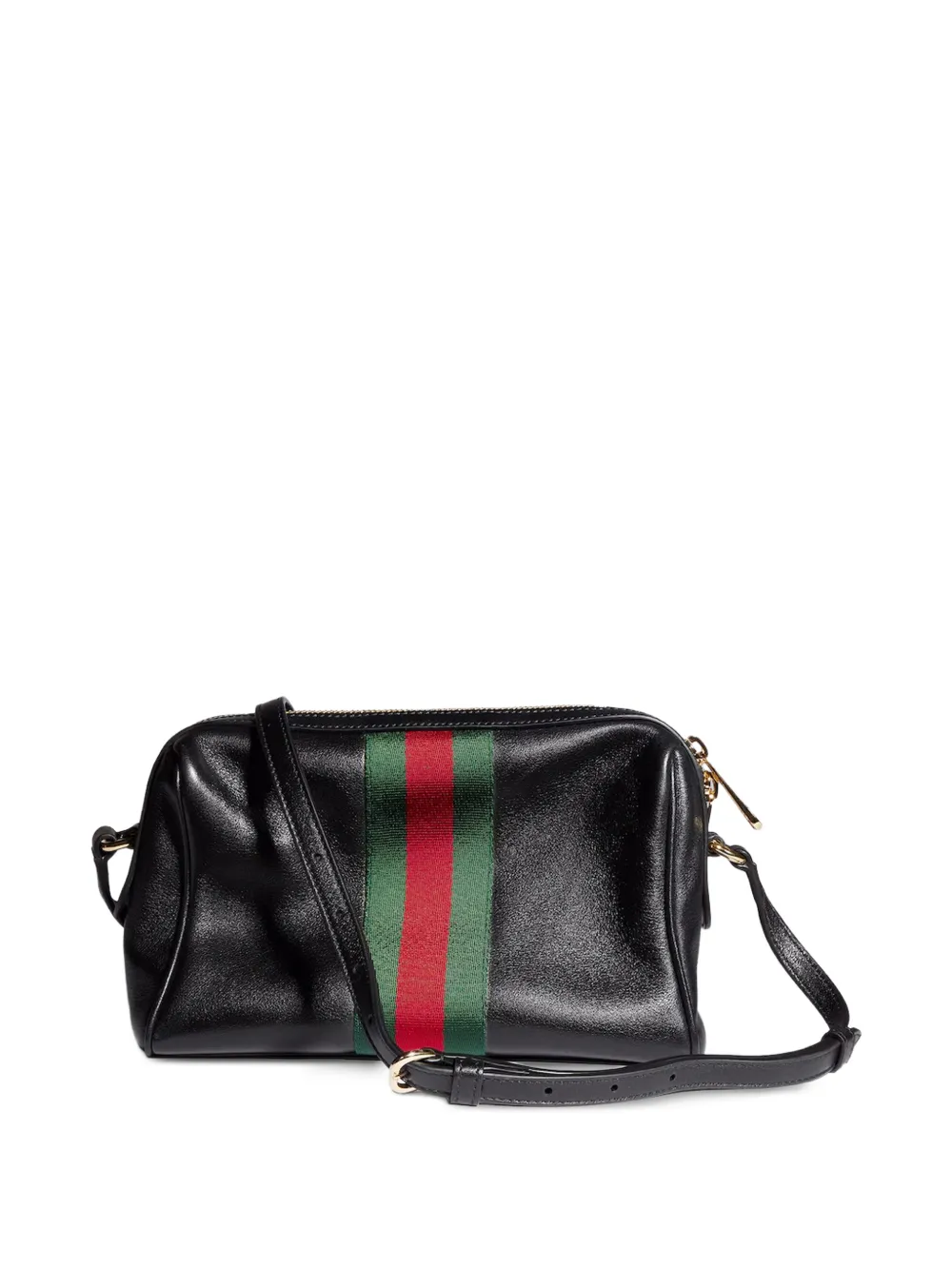 Gucci Kleine Horsebit Web cameratas Zwart