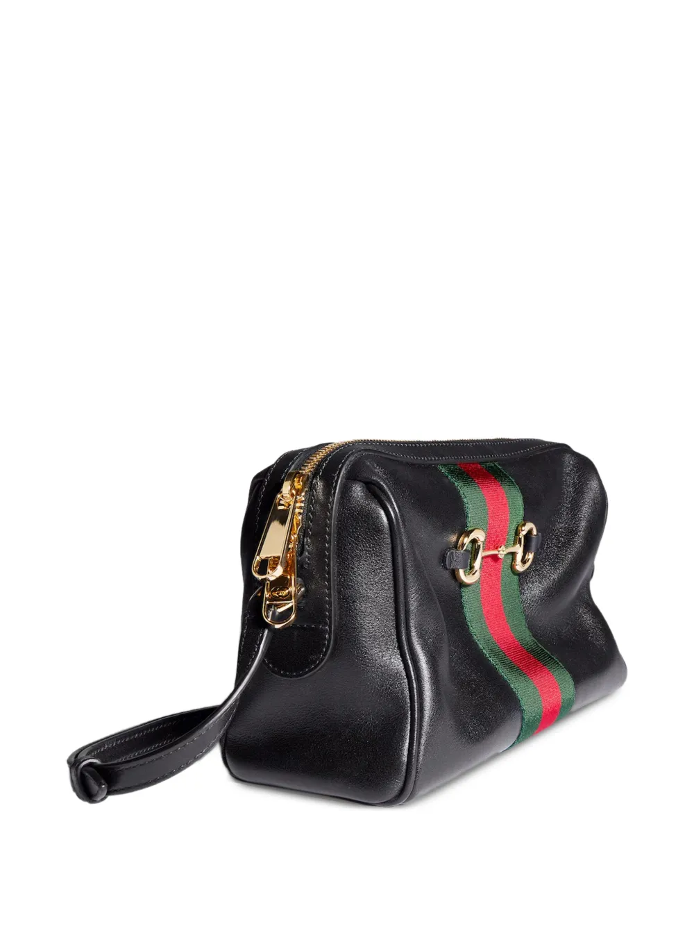 Gucci Kleine Horsebit Web cameratas Zwart