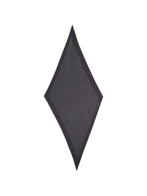 Lardini polka dot-print diamond scarf