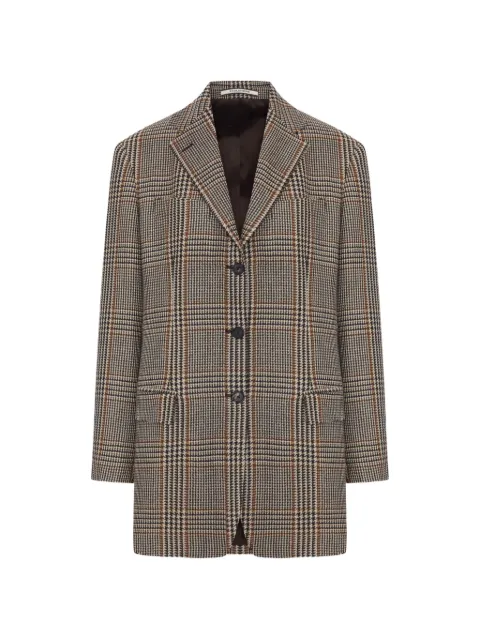 Tagliatore check-pattern single-breasted blazer