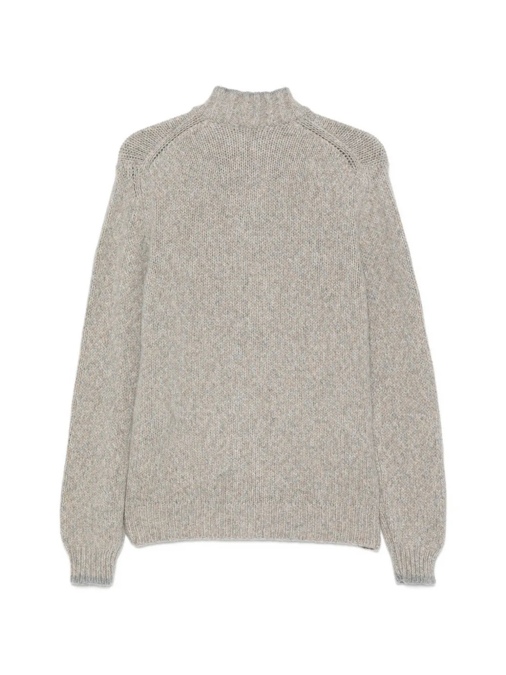 Fedeli zip-fastening chunky-knit cardigan Grijs