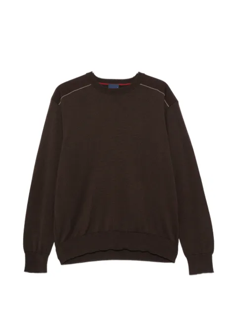 Paul & Shark contrast-trim crew-neck sweater