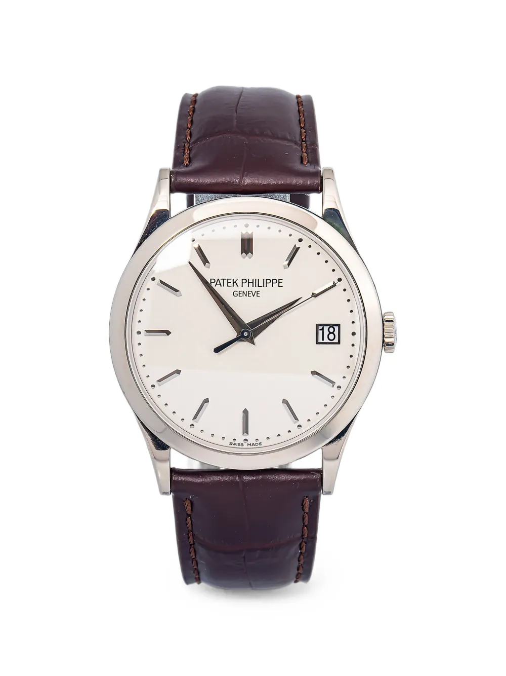 Patek Philippe Pre-Owned Calatrava Armbanduhr 38mm - Nude