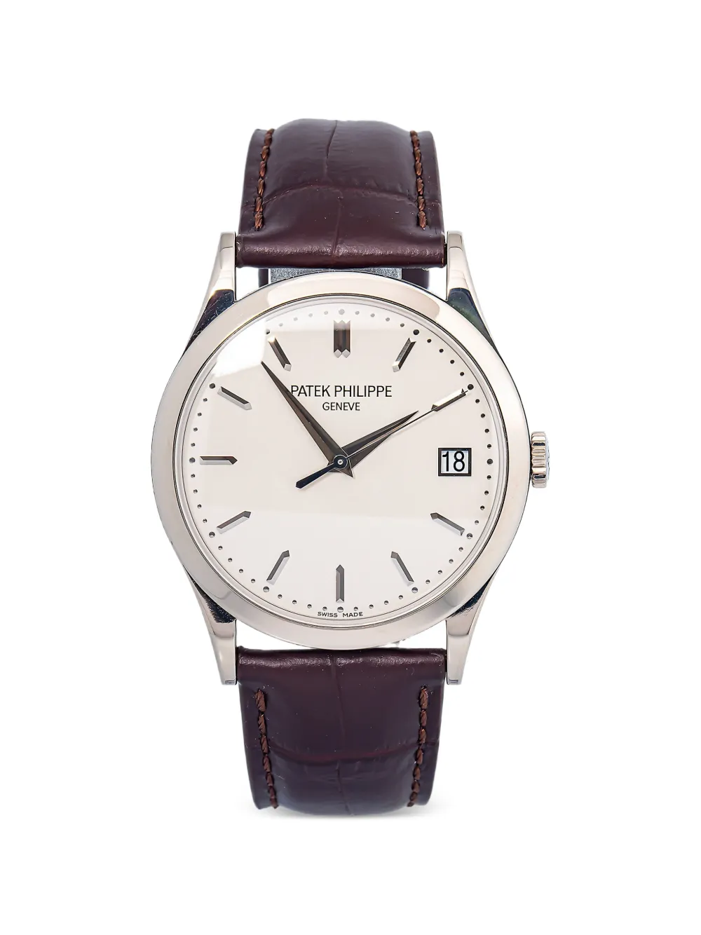 Patek Philippe Pre-Owned Calatrava 38mm - Toni neutri