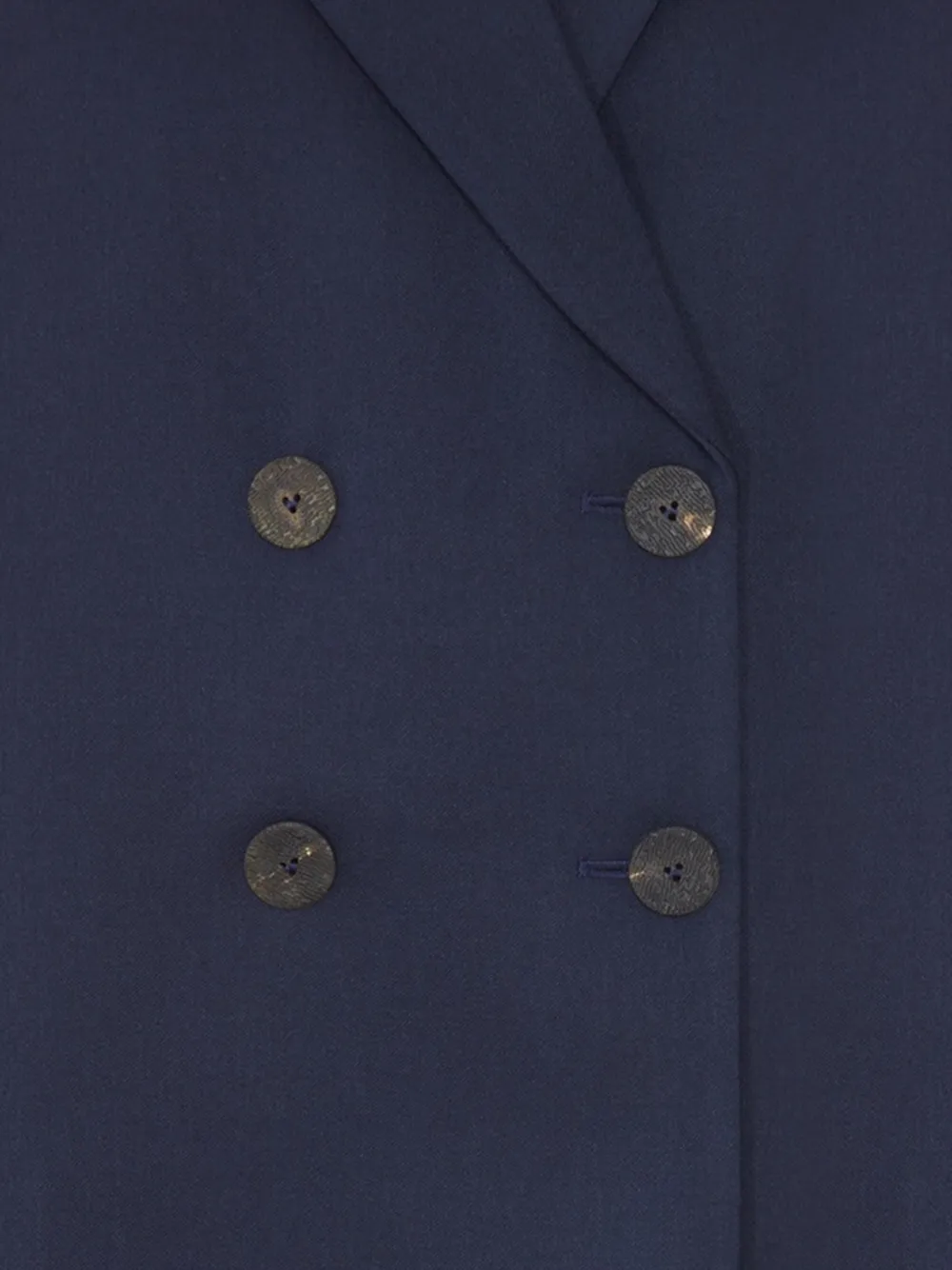 Giorgio Armani Wollen blazer met dubbele rij knopen Blauw