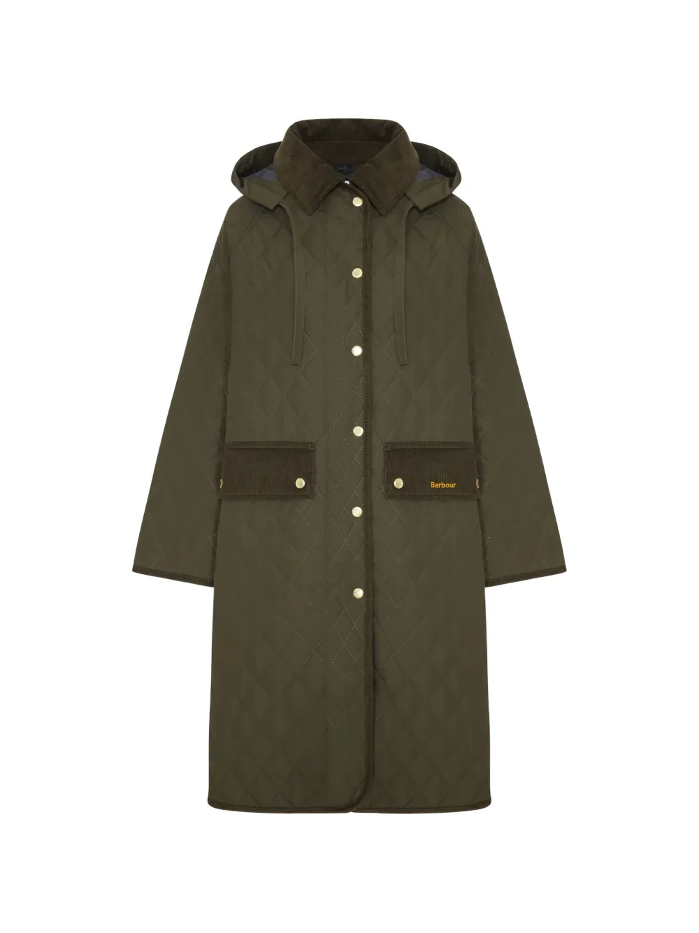 Barbour Ravensden quilted parka coat - Verde