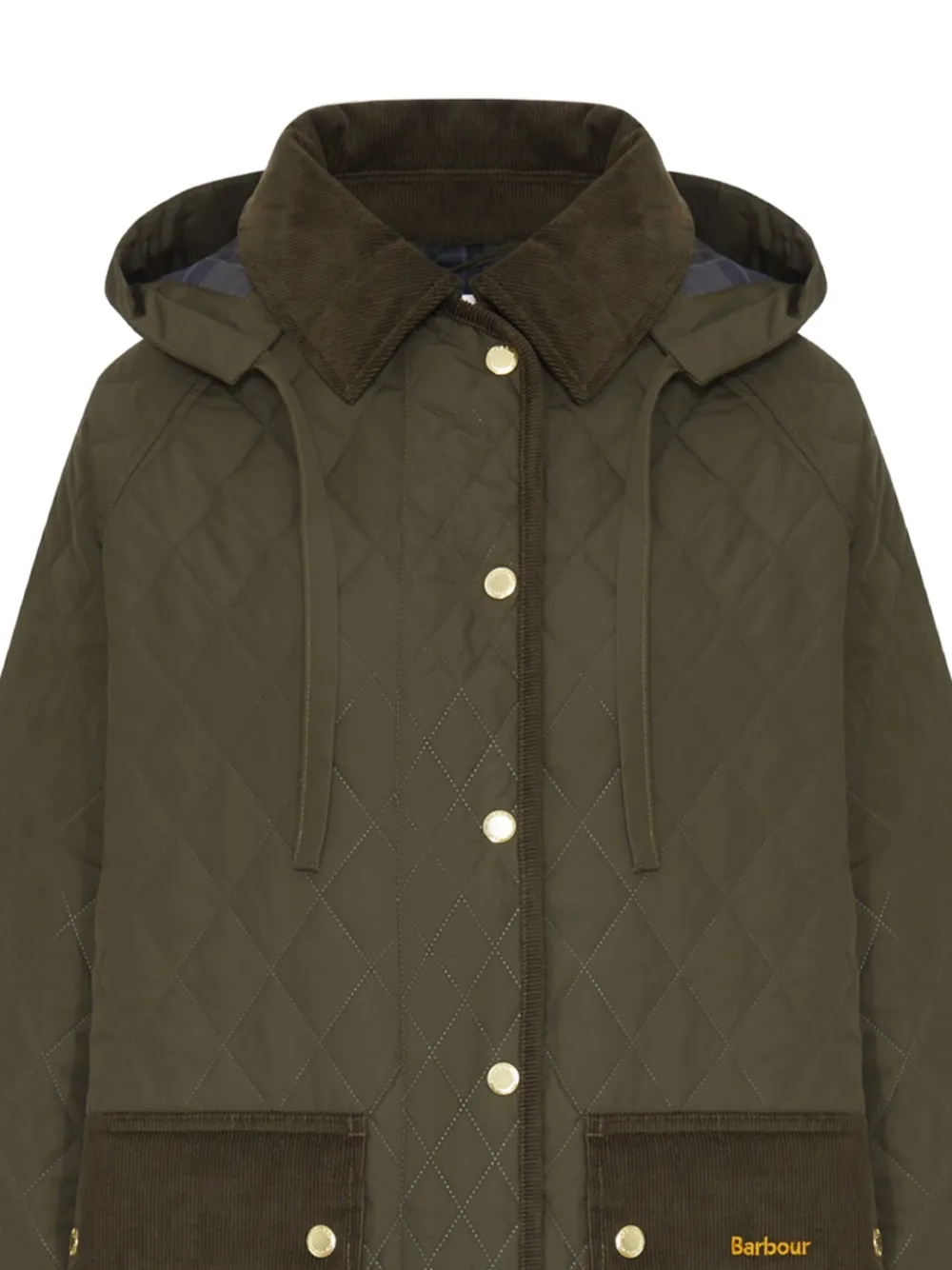 Barbour Ravensden gewatteerde parka Groen