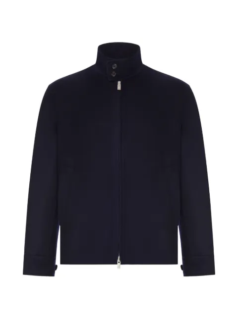 Lardini high-neck zip-up jacket