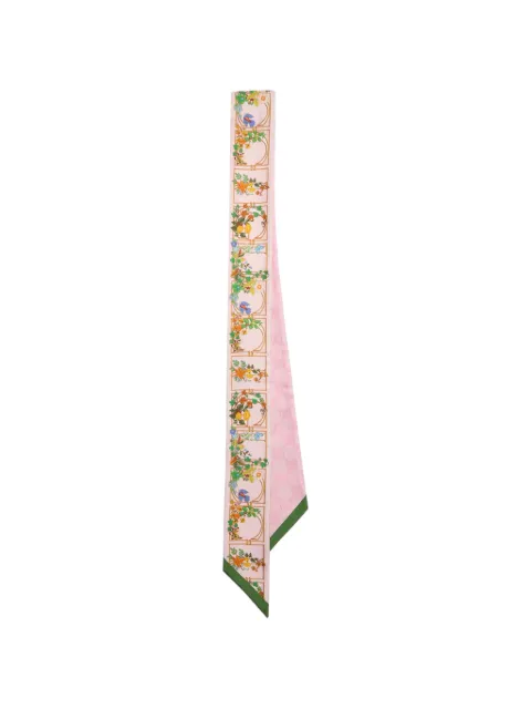 Gucci printed GG silk twill jacquard ribbon
